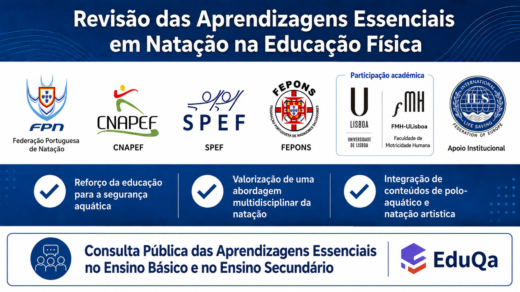 Revisão das Aprendizagens Essenciais em Natação
